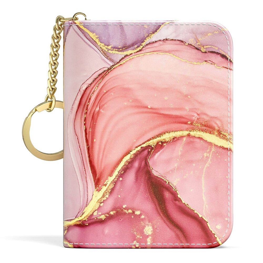 6041 Credit Card Holder , Small RFID Wallet Slim Leather Card Organizer